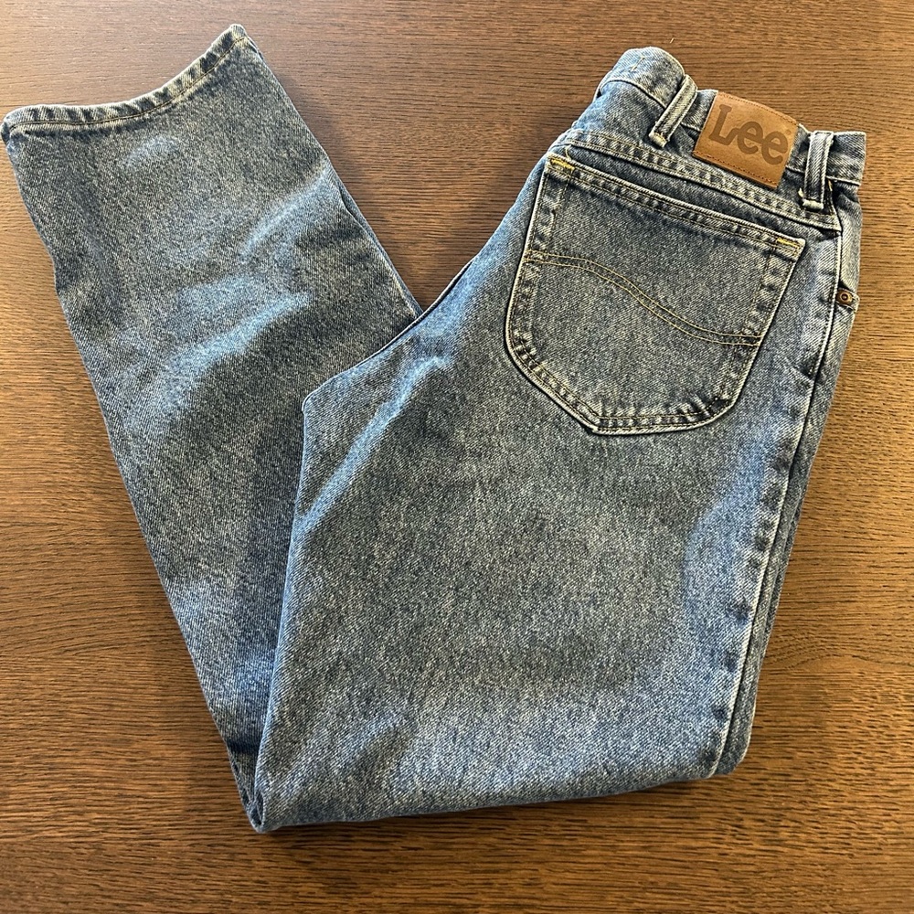 Lee Men's Blue Jeans Regular Fit Straight Leg ,100% Cotton , 5 Pockets 2008944